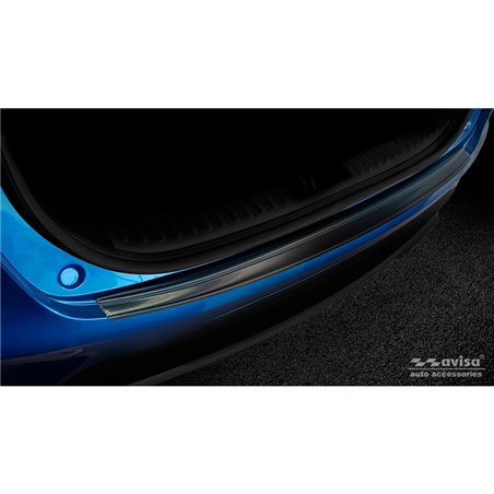 Protection de seuil arrière inox noir sur mesure pour Kia XCeed 2019- Protection de seuil arrière inox noir sur mesure pour Kia XCeed 2019-