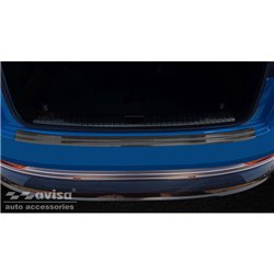 Protection de seuil arrière inox noir sur mesure pour Audi E-Tron incl. Sportback 2018-