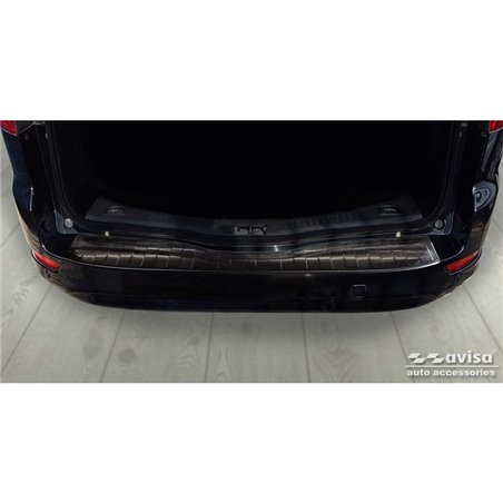 Protection de seuil arrière inox noir sur mesure pour Ford Mondeo IV Wagon Facelift 2010-2014 'Ribs' Protection de seuil arrière inox noir sur mesure pour Ford Mondeo IV Wagon Facelift 2010-2014 'Ribs'