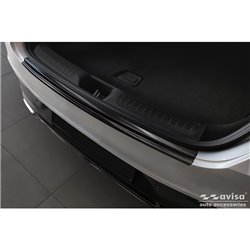 Protection de seuil arrière inox noir sur mesure pour Mercedes GLC II Coupé (C254) 2023-