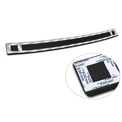 Protection de seuil arrière inox noir sur mesure pour Jeep Avenger + EV 2023- 'Ribs'