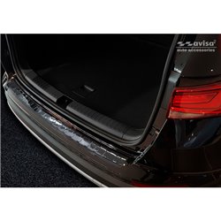 Protection de seuil arrière carboné 3D sur mesure pour Seat Ateca 2016-2020 & FL 2020-