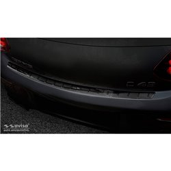 Protection de seuil arrière carboné 3D sur mesure pour Mercedes Classe-C Coupe (C205) AMG 2015-2021 'Ribs'
