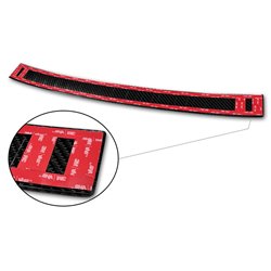 Protection de seuil arrière carboné 3D sur mesure pour Volkswagen Arteon 2017-2020 & FL 2020- 'Ribs'