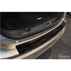 Protection de seuil arrière carboné 3D sur mesure pour Ford Edge II Facelift 2018- incl. ST-Line & Vignale 'Ribs'