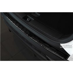 Protection de seuil arrière carboné 3D sur mesure pour Hyundai Tucson 2020- 'Ribs'