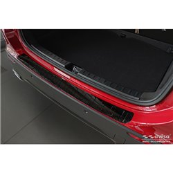Protection de seuil arrière carboné 3D sur mesure pour Mercedes GLA H247 2020- 'Ribs'