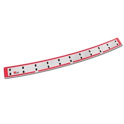 Protection de seuil arrière inox sur mesure pour Mercedes GLC (X253) 2015-2019 & Facelift 2019- 'STRONG EDITION'