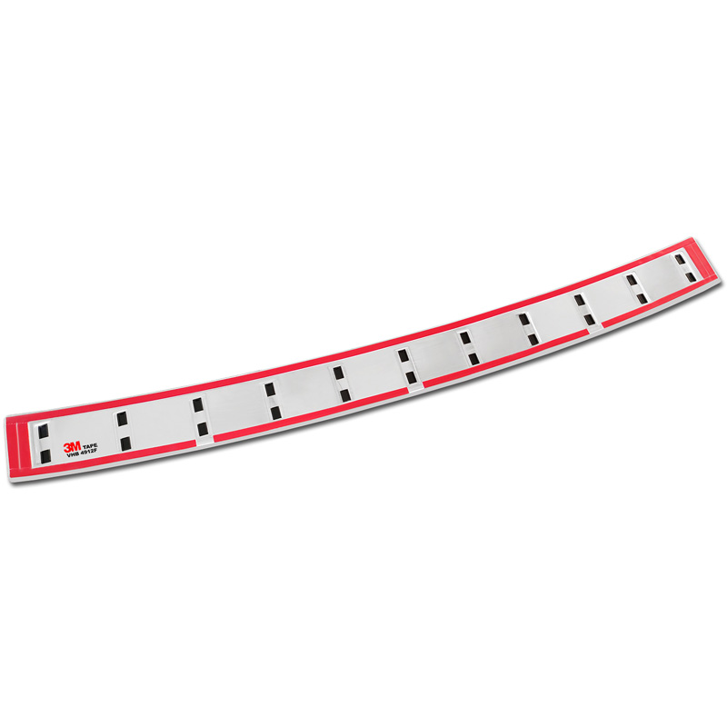 Protection de seuil arrière inox sur mesure pour Volkswagen Sharan II & Seat Alhambra II 2010- 'STRONG EDITION'