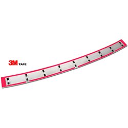 Protection de seuil arrière inox sur mesure pour Skoda Octavia III Combi Facelift 2017-2020 'STRONG EDITION'