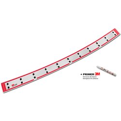 Protection de seuil arrière inox sur mesure pour Volkswagen Caddy V Cargo & Combi 2020- 'STRONG EDITION'