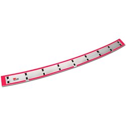 Protection de seuil arrière inox sur mesure pour Skoda Kamiq 2019- 'STRONG EDITION'