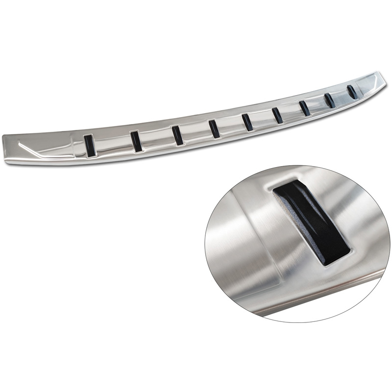 Protection de seuil arrière inox sur mesure pour Volvo V90 II 2016- (incl. Cross Country) 'STRONG EDITION'