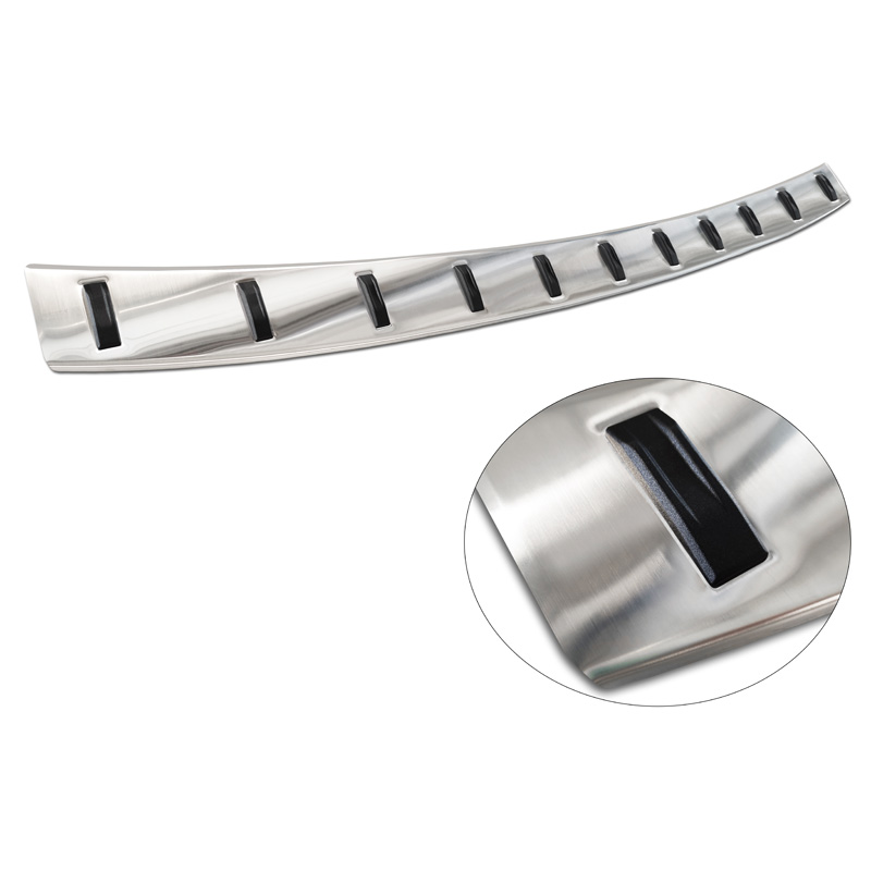 Protection de seuil arrière inox sur mesure pour Volkswagen Multivan T7 2021- 'STRONG EDITION'