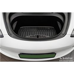 Plaques de protection avant du coffre en acier sur mesure pour Tesla Model 3 2019-2023 - Noir