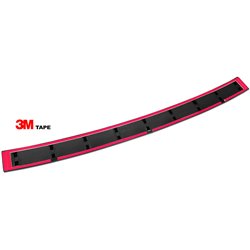 Protection de seuil arrière inox noir sur mesure pour BMW Série 5 (F11) Touring 2011-2013 & Facelift 2013-2017 'STRONG EDITION'