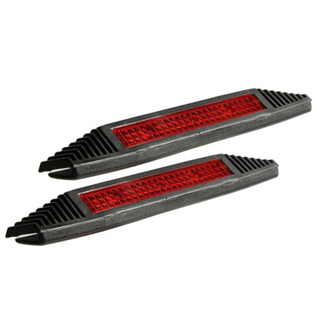 Carpoint Set de Protecteurs pour Porte 140mm avec Réflecteur Carpoint Set de Protecteurs pour Porte 140mm avec Réflecteur