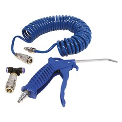 Carpoint Soufflette à Air Comprimé + Tuyau Spiralé 5m