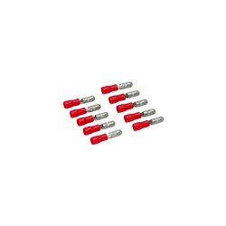 Carpoint Cosses Cylindriques Mâles 547 Blister Rouge 10-pièces