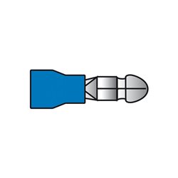 Carpoint Cosses Cylindriques Mâles 550 Blister Bleu 10-pièces