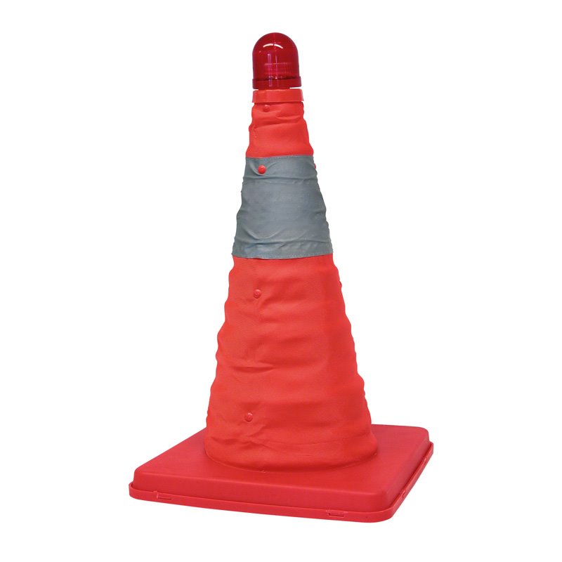 Carpoint Cône de Signalisation Rétractable