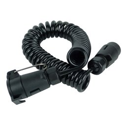 Carpoint Rallonge pour Remorque Spiral 7-broches - Prise mâle et femelle
