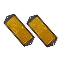 Carpoint Catadioptres 104x40mm Orange 2-pièces