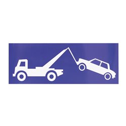 Carpoint Autocollant Mise en Fourrière 33,5x14cm