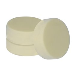 Carpoint Set de Tampons de Polissage 150mm Blanc/Moyen - 3-pièces