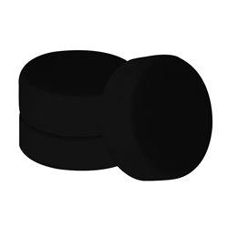 Carpoint Set de Tampons de Polissage 150mm Noir/Extra doux - 3-pièces