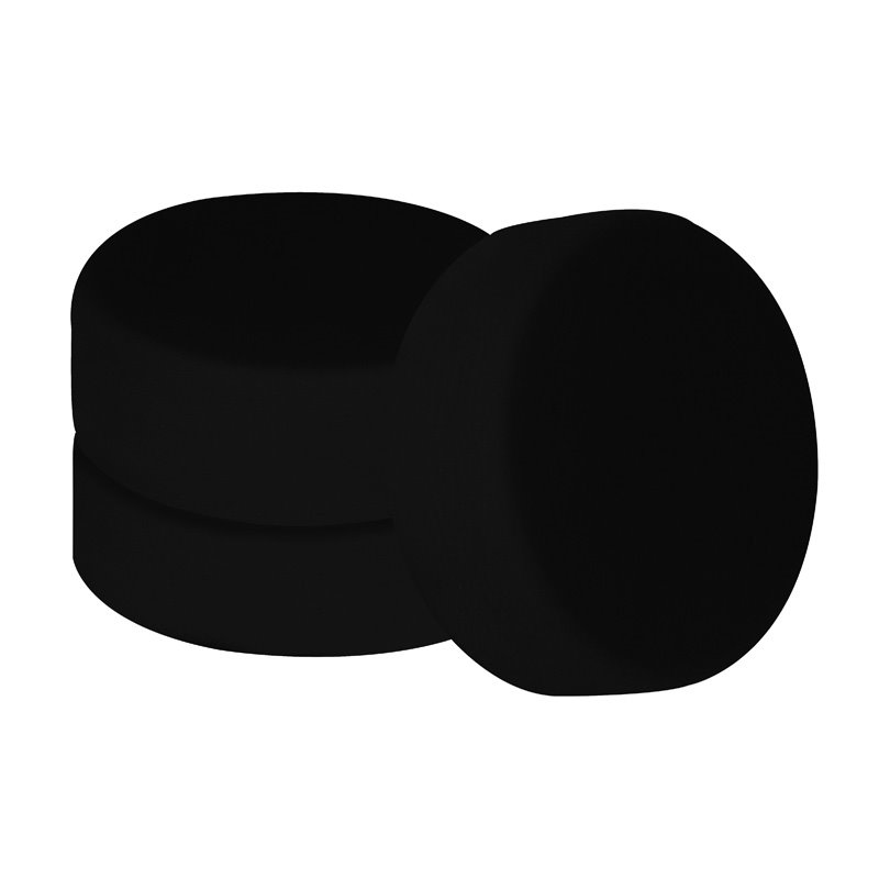 Carpoint Set de Tampons de Polissage 150mm Noir/Extra doux - 3-pièces