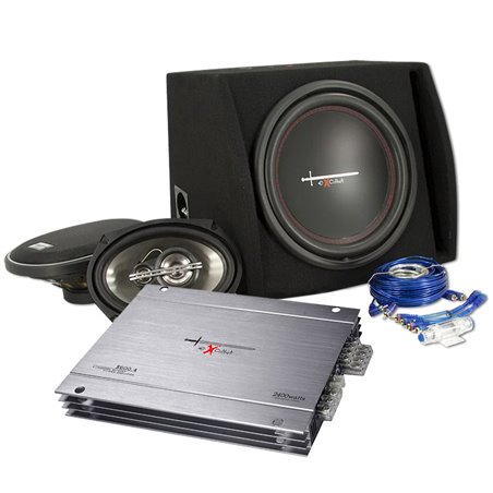 EXCALIBUR X2 Ensemble Audio Complet pour Coffre de Voiture