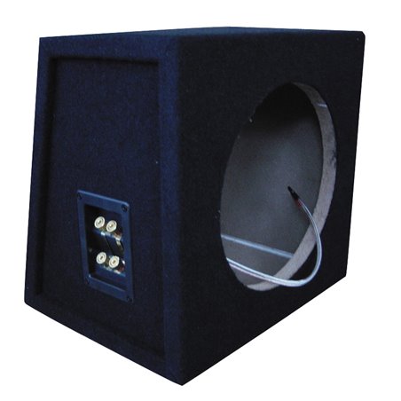 Necom MDF Caisson Vide pour Subwoofer 10-inch/25cm 2x connexion