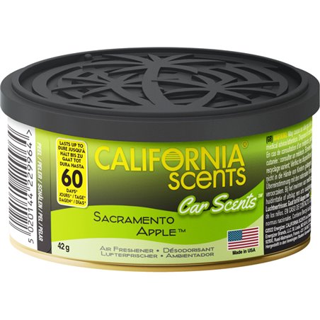 California Scents Désodorisant - Sacramento Apple - Canette 42gr