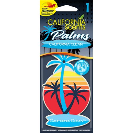 California Scents Désodorisant Palm Tree - California Clean - 1 pièce