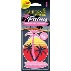 California Scents Désodorisant Palm Tree - Shasta Strawberry - 1 pièce