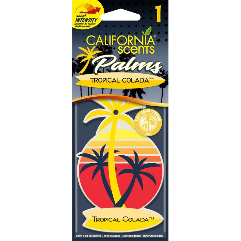 California Scents Désodorisant Palm Tree - Tropical Colada - 1 pièce