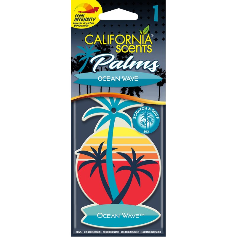 California Scents Désodorisant Palm Tree - Ocean Wave - 1 pièce