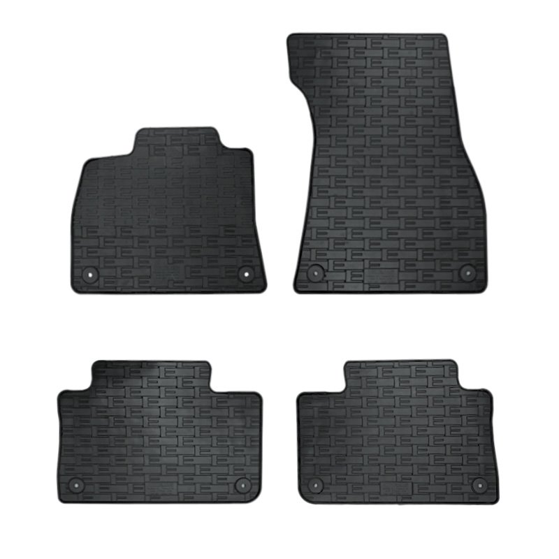 Set tapis de caoutchouc sur mesure pour Audi E-Tron 2018- (4-pièces + points de fixage)