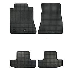 Set tapis de caoutchouc sur mesure pour Ford Mustang GT 2015- (4-pièces + points de fixage)