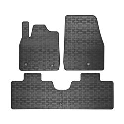Set tapis de caoutchouc sur mesure pour Ford Mustang Mach E 2020- (4-pièces + points de fixage)
