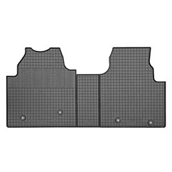 Set tapis de caoutchouc sur mesure pour Ford Tourneo Custom (V710) 2023- (3-pièces + points de fixage)