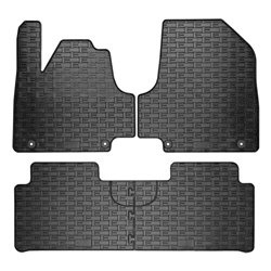 Set tapis de caoutchouc sur mesure pour Hyundai Ioniq 5 (NE) 2020- (3-pièces + points de fixage)
