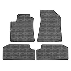 Set tapis de caoutchouc sur mesure pour Hyundai e-Kona II (EV) 2023- (4-pièces + points de fixage)