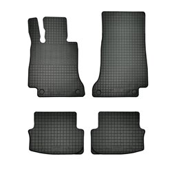 Set tapis de caoutchouc sur mesure pour Mercedes Classe-C W205 Coupe/Cabrio 2015- (4-pièces + points de fixage)