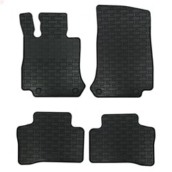 Set tapis de caoutchouc sur mesure pour Mercedes EQC (N293) 2019- (4-pièces + points de fixage)