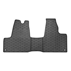 Set tapis de caoutchouc sur mesure pour Maxus eDeliver 3 (ev-30) 2020- (3-pièces + points de fixage)