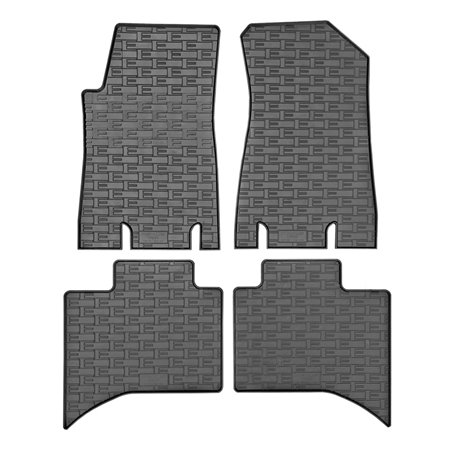 Set tapis de caoutchouc sur mesure pour Maxus ET90 Pickup 2022- (4-pièces)