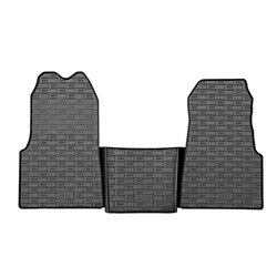 Set tapis de caoutchouc sur mesure pour Maxus eDeliver 9 (ev-90) 2020- (3-pièces + points de fixage)