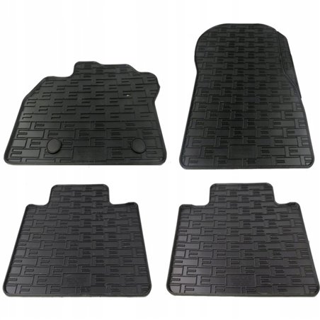 Set tapis de caoutchouc sur mesure pour Renault Zoe 2012-2018 & 2019- (4-pièces + points de fixage) Set tapis de caoutchouc sur mesure pour Renault Zoe 2012-2018 & 2019- (4-pièces + points de fixage)